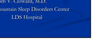Intermountain Sleep Disorders Center LDS