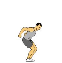 1 15 BW 2 15 BW 3 15 BW Squat Jump 1) Stand with feet shoulder-width apart, trunk flexed forward slightly with back straight in a neutral position.