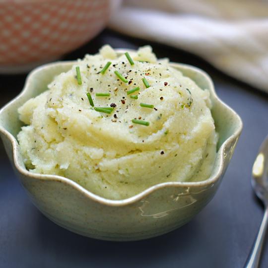KEEP Cauliflower Ditch Potatoes Cut some carbohydrates and calories by using cauliflower for mashed potatoes.