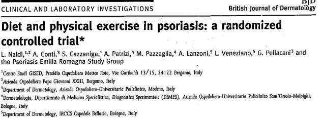 Effect of Weight Loss in Psoriasis Management Results: Median PASI reduction of 48%