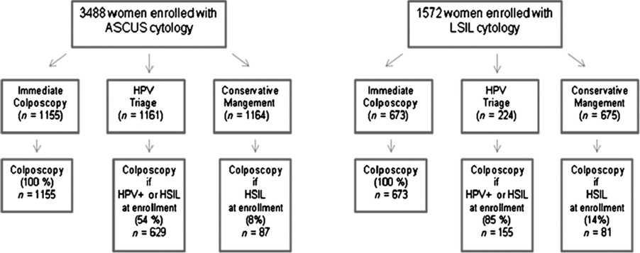 Hierarchical Clustering of HPV Genotype Patterns Figure 1. Consort diagram. Flow chart of individuals included in the analysis.