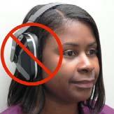 Use and care: headband earmuffs 1. Place the ear cups over each ear. make sure that the cups completely cover each ear. 2.