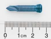 0 mm Titanium Locking Head Screws Self-tapping tip Creates a