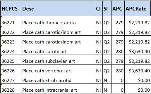 19 Cervicocerebral Angiography New codes Describe non-selective and selective arterial catheter placement and
