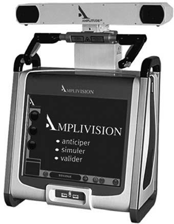 Amplivision system The Amplivision hardware system is a mobile device developed for both hip and knee computer-assisted Fig. 1.