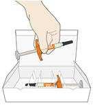 Do Read all of the instructions carefully before using the syringe. Keep unused syringes in the original carton and store in the refrigerator between 36 F and 46 F (2 C and 8 C).