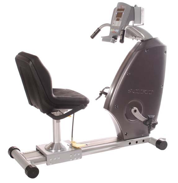 Iso-Strength, coupled with bi-directional resistance (ISO7000R) allows the user to perform a leg press movement (forward), and gluteus and hamstring exercise (reverse) on the recumbent bike.