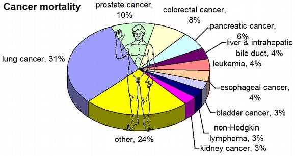 Place of lung cancer among
