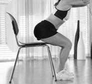 Chair Squats Lunges Foot and Ankle