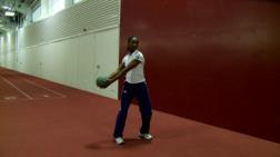 in a throw in Side Throw (Sling) - from power position.