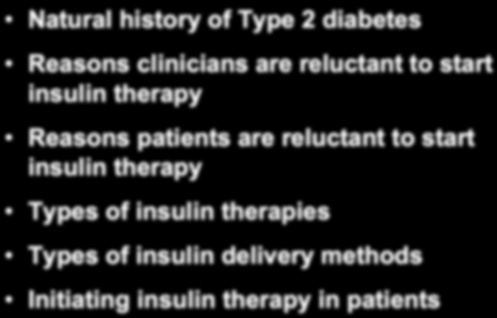 therapy Types of insulin therapies Types of