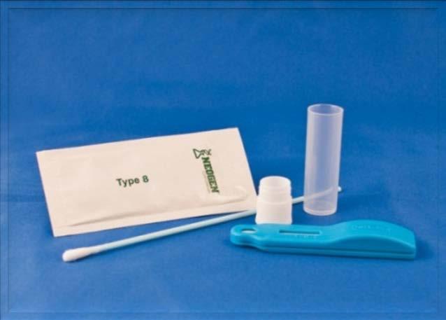 Reveal 3-D Kit Components Components provided: Extraction buffer sachet Swab