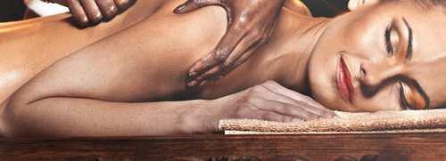 Bliss Abhyanga (Partial stretcher massage, back) It helps with the elimination of toxins, as well as mental and emotional blockages.