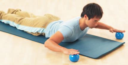 Rolling Like a Ball Starting position: Seated on mat, just back of sit-bones; spine rounded,