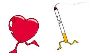 Smoking Makes the heart work harder, increases the risk of cardiovascular diseases - damaging the lining of arteries (builds up fatty materials) - carbon monoxide in