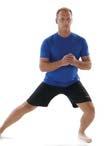 Keep the knee aligned over your second toe, maintain an upright torso and avoid pushing