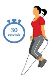 This exercise tests your coordination,
