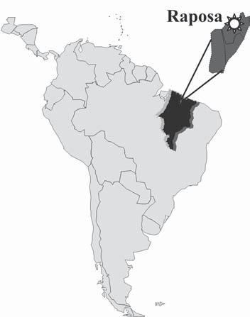890 Subclinical Form of the AVL Mônica Elionor Alves Gama et al. Fig. 1: municipal district of Raposa, in the São Luís Island, state of Maranhão, Brazil. (L.