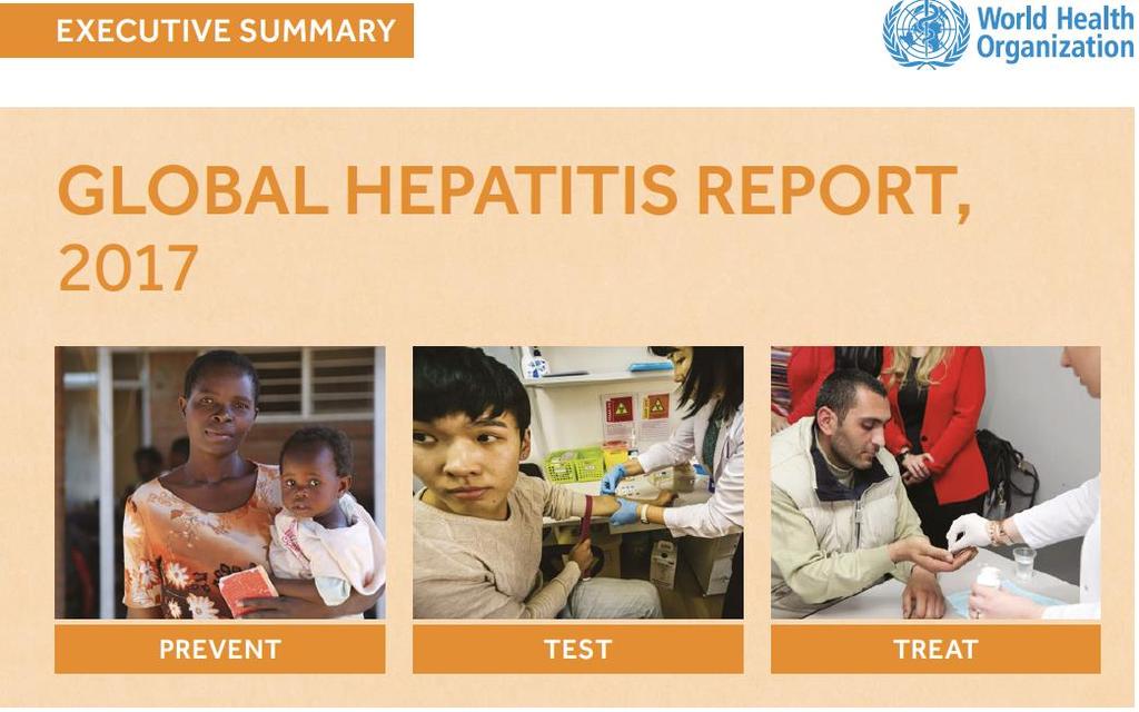 Eliminating Hepatitis C: A Real Possibility Remarkable advances in HCV cure with short-course and welltolerated therapy Possibility of eliminating the disease worldwide WHO global targets for HCV by