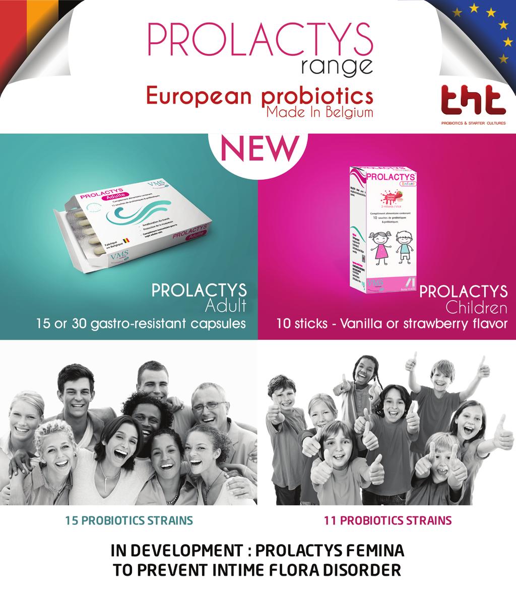 PROLACTYS Our brand new product Improvement of the intestinal