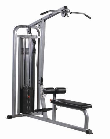 High / Low Lat Pulldown Model: CT2020A No cable change design Overhead boom positioned to correctly align