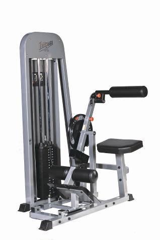 Ab Crunch / Back Extension Model: CT2018 (ROM) range of motion limiter for various starting positions and rehab work Angled foot plate and heavy