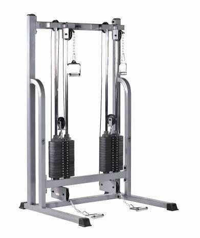 Dual Stack Hi / Low Pulley Column Model: CT2034 Individual pulley system allows for a multitude of functional training exercises Handles