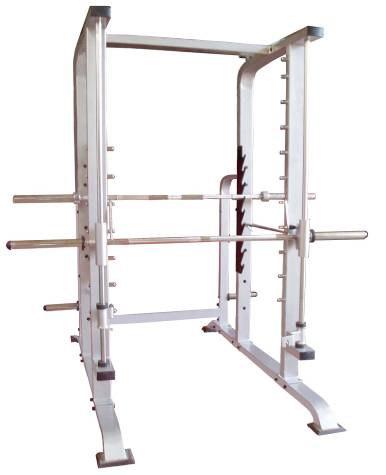 Smith Machine / Power Rack Combo Model: RMR303 Smith Machine features heavy duty linear bearings on large shafting Power rack feature
