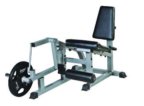 Leverage Leg Extension Model: SM745 Angled seat and back support pad provides proper positioning of quadriceps Large