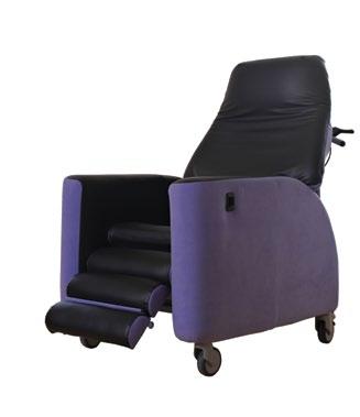 4 The Florien A dynamic mobile seating system, providing tilt in space, side access for transfers along