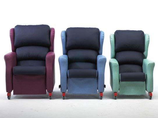 Interchangeable Seat Chairs can be supplied with a seat cut out to enable
