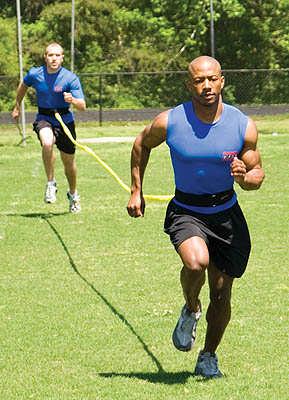 3 lbs. Power Sprinter Improve speed by training stride length and frequency in 2 athletes simultaneously.
