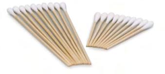 Cotton Tips Medicom Cotton Rolls Distech Cotton Rolls Applicators are available in 3 and 6 lengths and in sterile or non-sterile versions. Sterile applicators are sealed in autoclavable bags.
