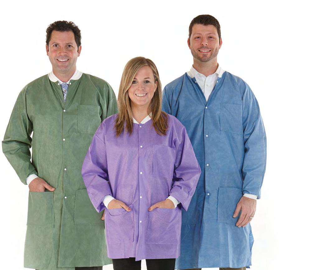 APPAREL Cashmere comfort, premium protection SafeWear is a premium line of disposable protective apparel made from top quality fabrics.