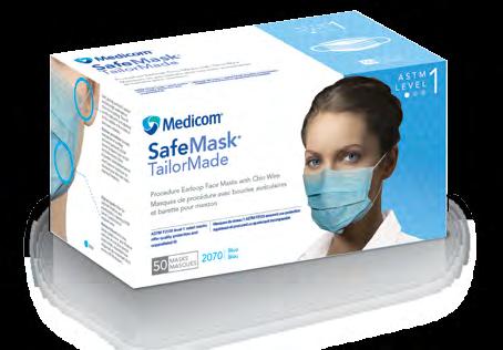 Available in Level 1 and Level 3 to cover all types of procedures, these masks offer a customized fit for extra protection while maintaining the comfort of the SafeMask line.