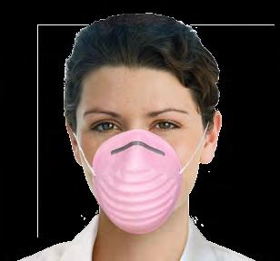 Cone Mask N95 Respirator Face Shield Utility mask made of latex free, porous material which helps protect the wearer from body fluids and contamination caused by exhaled