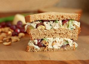 pita sandwich with turkey and vegetables with milk beans, cheese, or