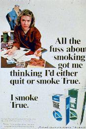 Philip Morris on Nicotine. Think of the cigarette pack as a storage container for a day s supply of nicotine.