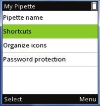 One click access for more efficient pipetting My Pipette Designed to adapt your