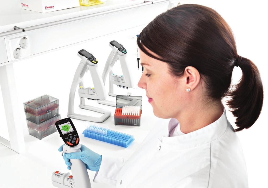 Electronic Pipettes feel the difference with E1-ClipTip Pipettes See it in action at: www.fishersci.