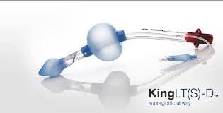 King Laryngeal Tube (LT) Resembles an ETC but has only one lumen Single port inflates both balloons simultaneously Strengths