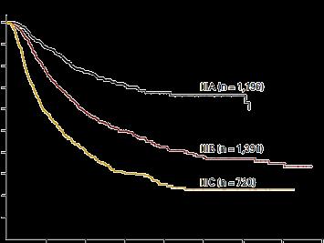 Survival Probability Disease Specific Survival 1.0 0.8 Group 5-Year DSS SLN+ NSLN- 77.8% SLN+ NSLN+ 46.4% 0.6 SLN+ NSLN- 0.