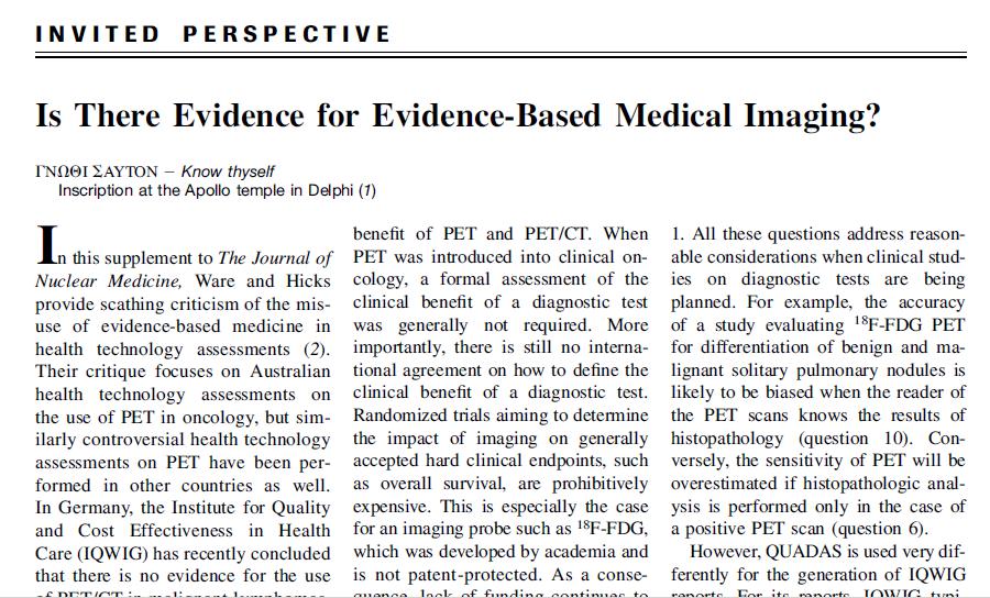 How did IQWEG (and others) come to these conclusions that conflict with clinical practice in almost all other