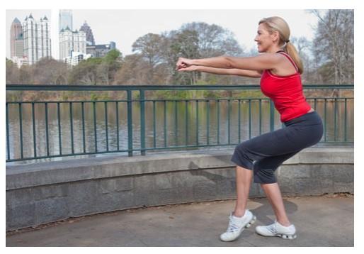 More Advanced Balance Exercises One-legged Squat Stand with your feet hip-width apart.