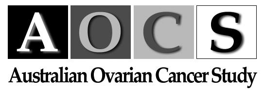 INFORMATION BROCHURE - ALLOCATE AustraLian Ovarian Cancer Assortment Trial Principal Investigator: Prof Michael Quinn, Royal Women s Hospital This Participant Information Sheet and Consent Form is 7