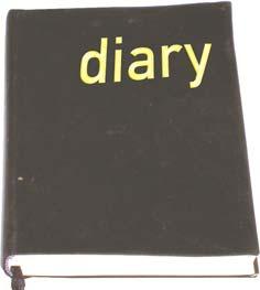 Keep the diary for a week or two.