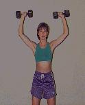 Curl Bar or Dumbbell Back Hypo Machine Grasp dumbbells with hands close together and stand with palms facing front of thighs.