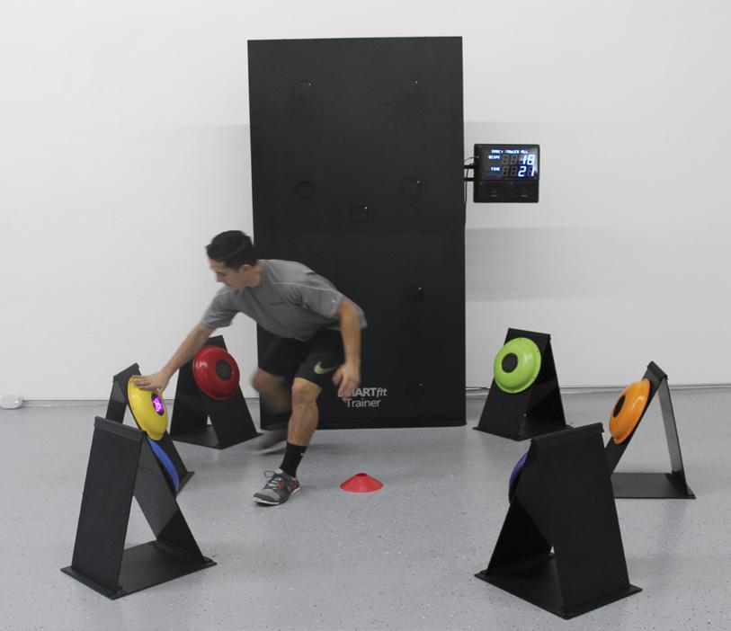 Circle Wall Runs Objective: Cognitive drill that challenges throw accuracy, visual processing speed and spatial awareness Equipment: Pods & Trainer System Organization: Place a start cone 10 feet in