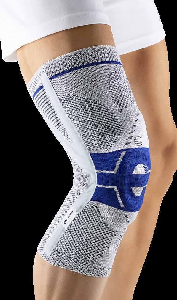 GenuTrain P3 For stabilization and patella control. Pain Relief Medical-strength compression utilizes graduated medical compression to reduce edema, accelerate pain reduction and enhance mobility.