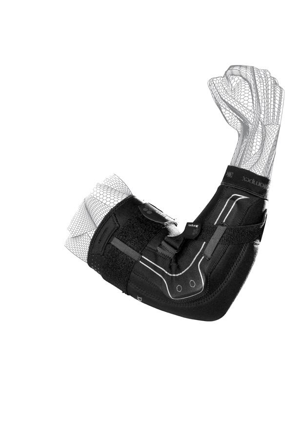 brace from sliding Recommended for unstable or overuse elbows symptoms and mild to moderate ligament sprains BIONIC BACK Semi-rigid stays help improve posture and